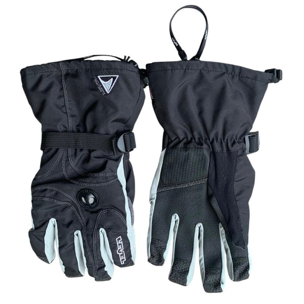 Level Matrix W Ski Gloves 8.5 Black Kevlar Bio-Mechanical Shell Gorpcore‎